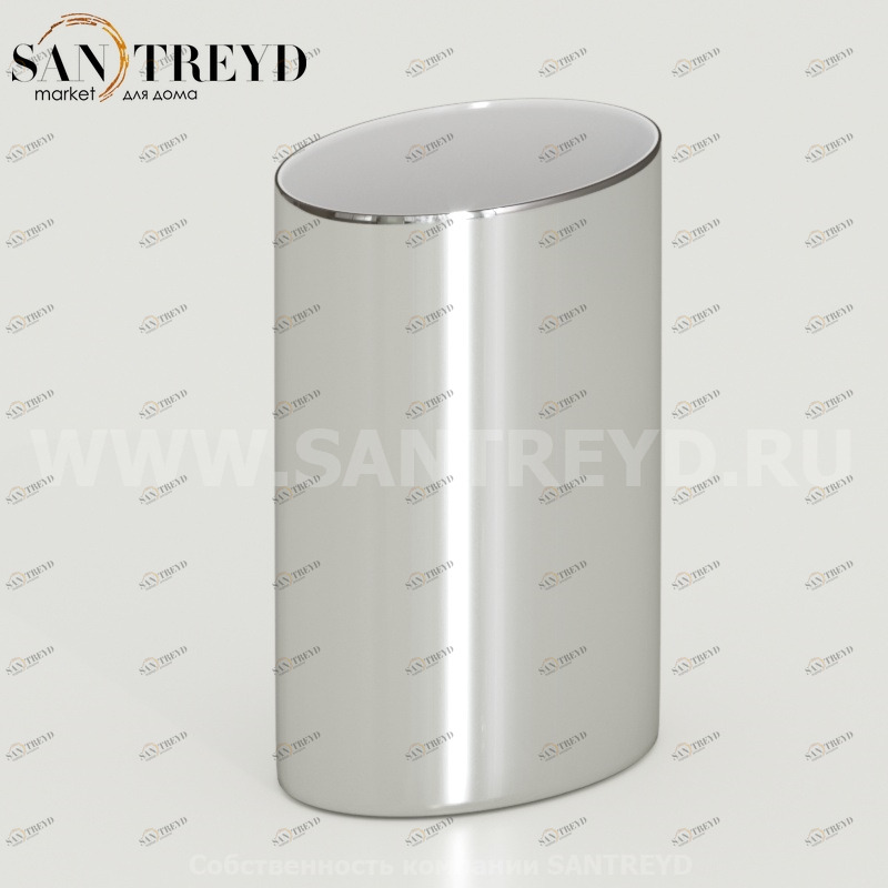 922290 Стакан для зубных щёток, цвет Хромированный Kerasan Nolita Италия