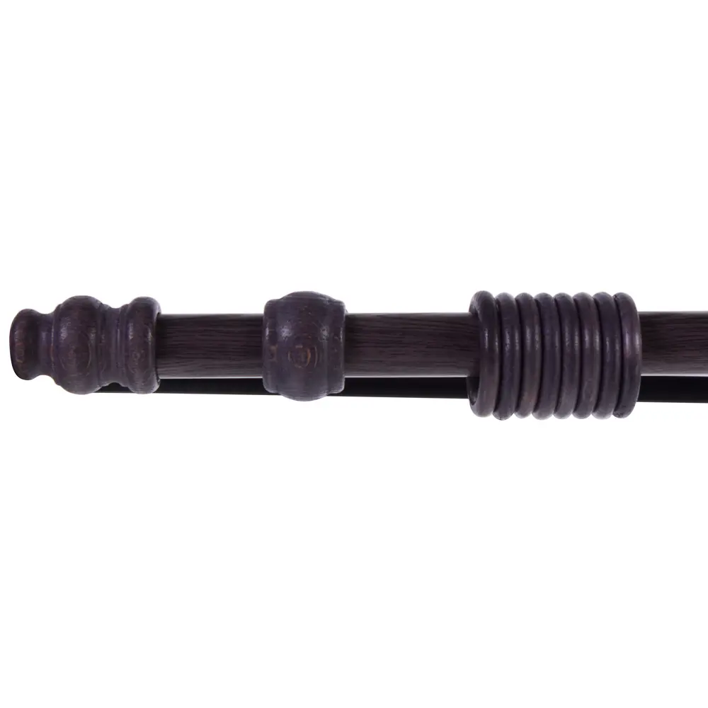 Santreyd Двухрядный карниз для штор 200 см венге 14526396 STLM-0005001 - Вид №1