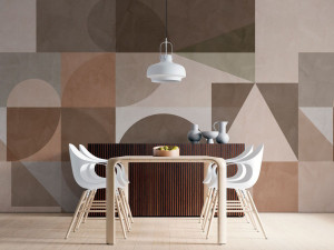 Геометрические панорамные обои