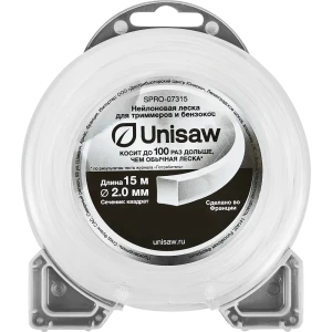 Леска для триммера Unisaw ø2.0 мм 15 м квадрат 86669573 STLM-2171884