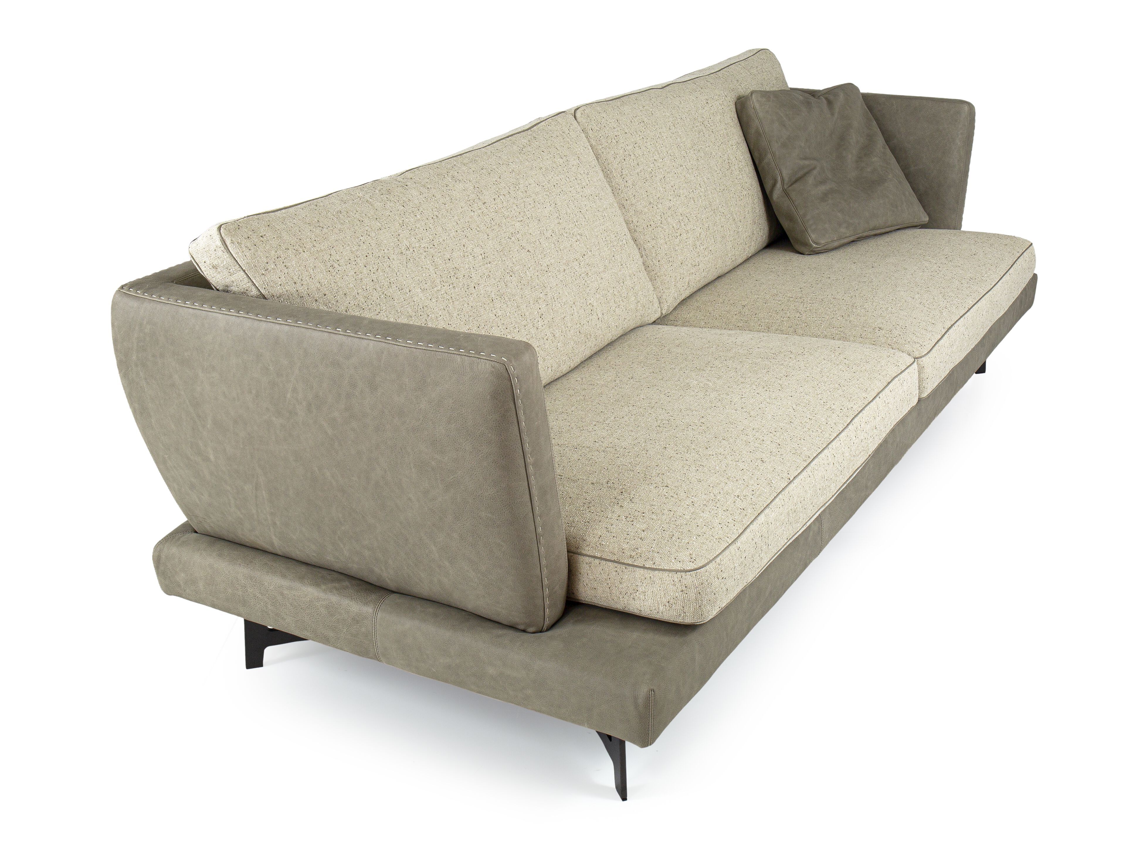 3-местный диван из ткани и кожи Borzalino MARTIN ARCH-00008448 - Вид №2