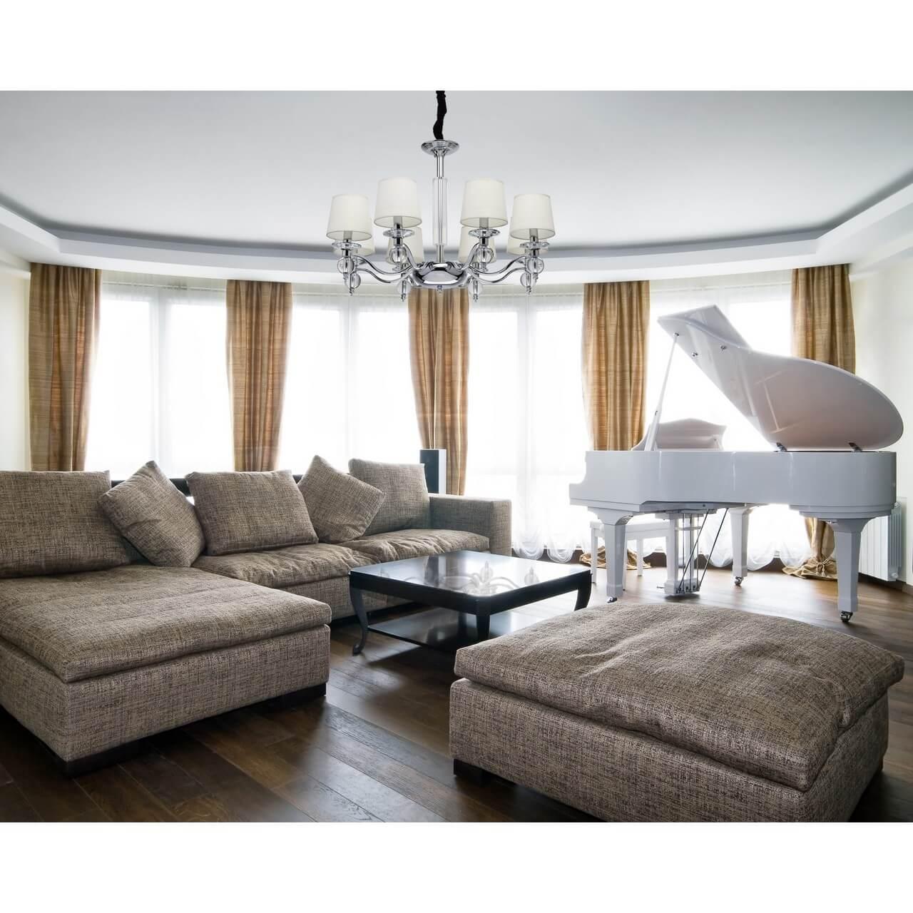 Подвесная люстра MW-Light София 355013208 MW-LIGHT ДИЗАЙНЕРСКИЕ, СОФИЯ 187304 Белый  - Вид №1