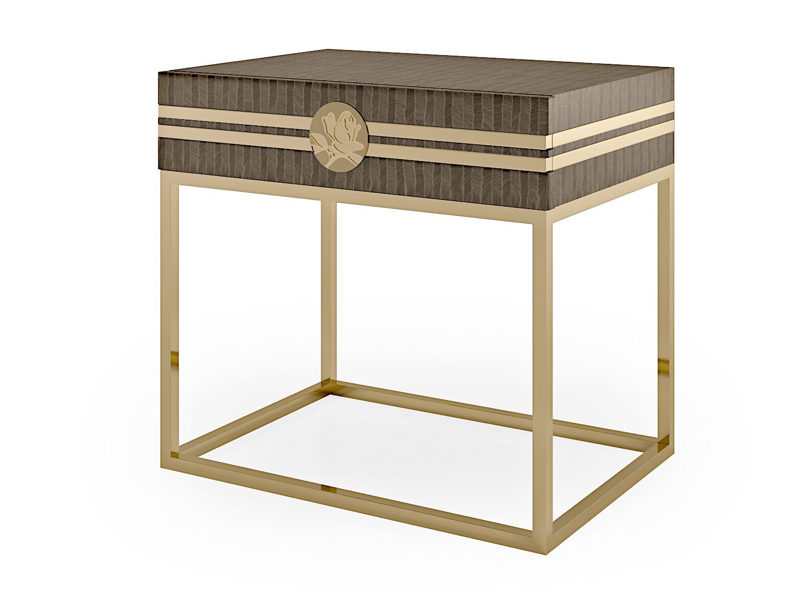 Деревянная прямоугольная прикроватная тумбочка с ящиком Bizzotto Italia Symphony-Infinity ARCH-00022832 - Вид №7