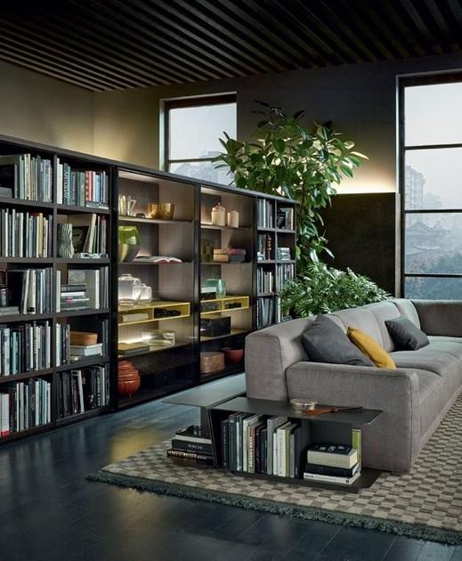 Poliform Модульный деревянный книжный шкаф sun-id-1516130 - Вид №24