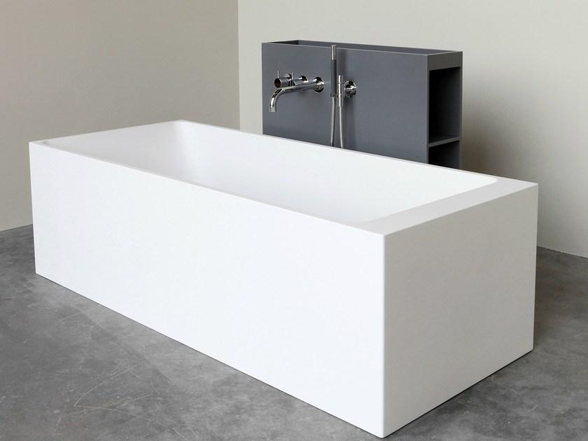 Not Only White Отдельностоящая прямоугольная ванна из cristalplant® Axis sun-id-1376672 - Вид №3