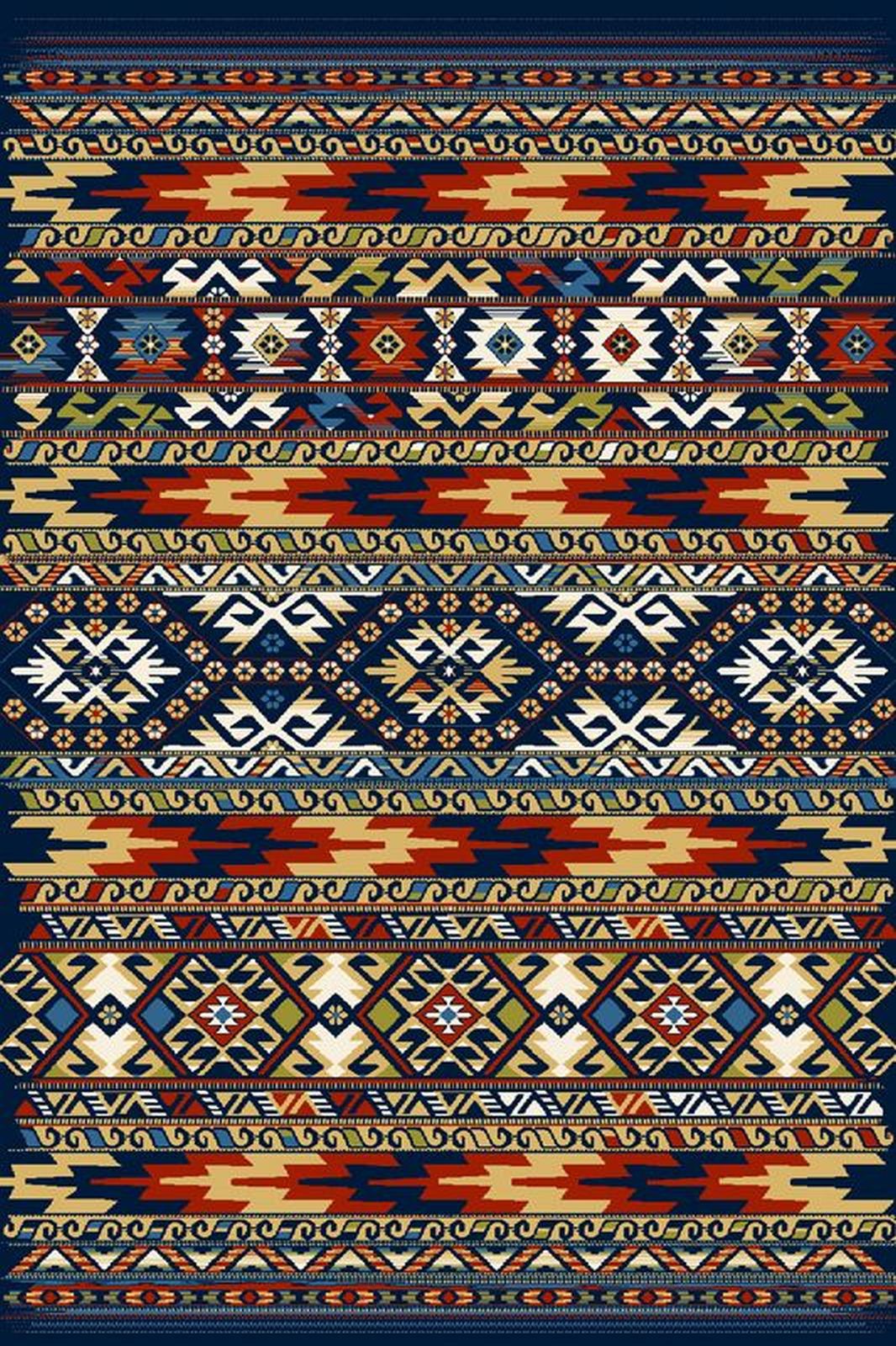 91084835 Ковер Standard Kamal Navy blue 200x300 см STLM-0476145 AGNELLA