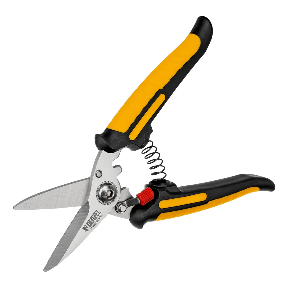 Ножницы по металлу прямой рез Denzel 78318 до 1 мм 185 мм STLM-2040847