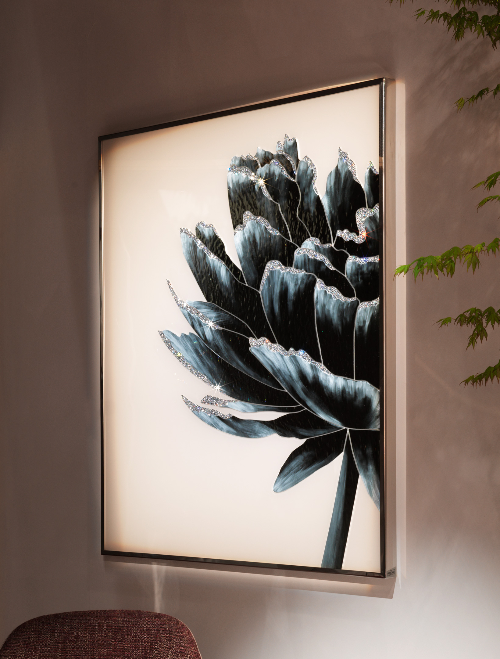 Black Flower Смешанная техника Visionnaire  - Вид №2