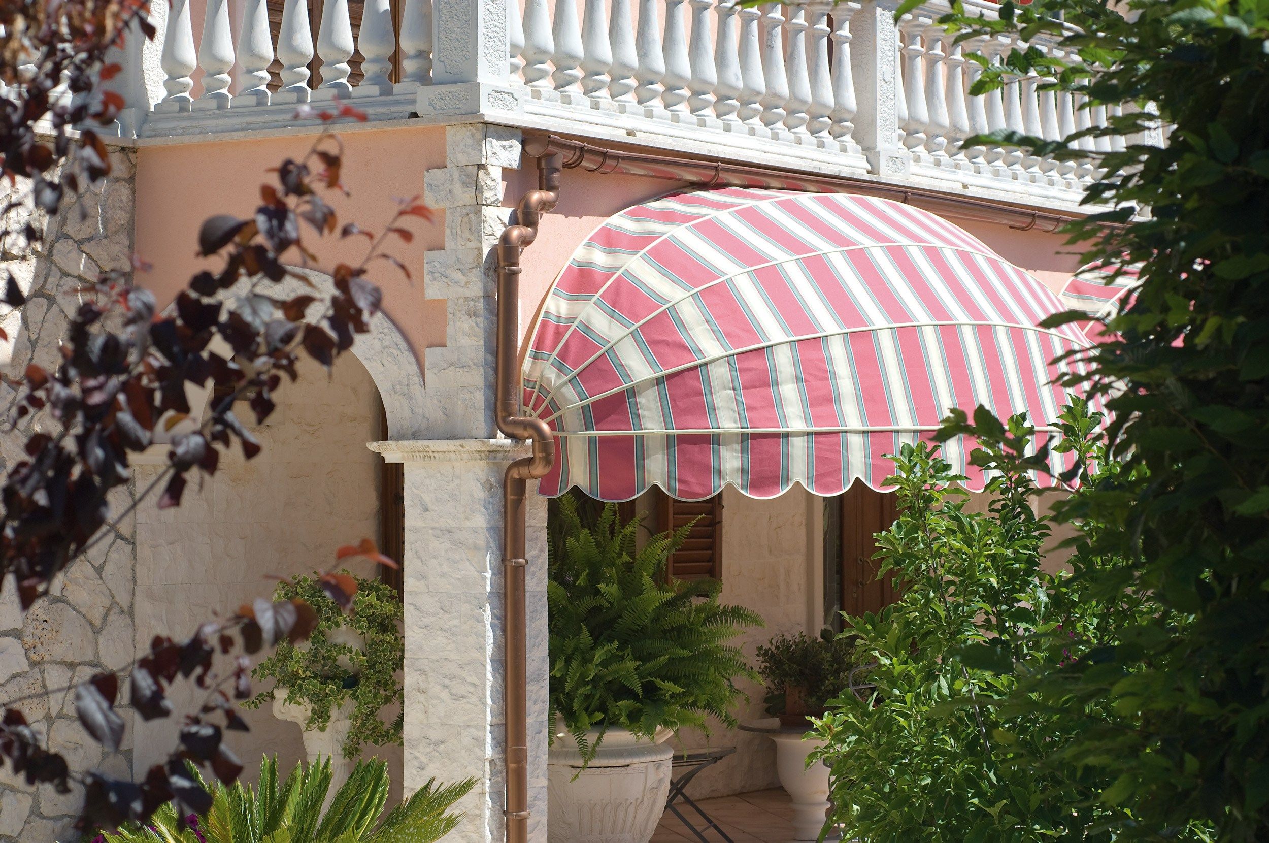 Навес с алюминиевой рамой Mv Line фиксированные и подвижные капоты ARCH-00041155 - Вид №1