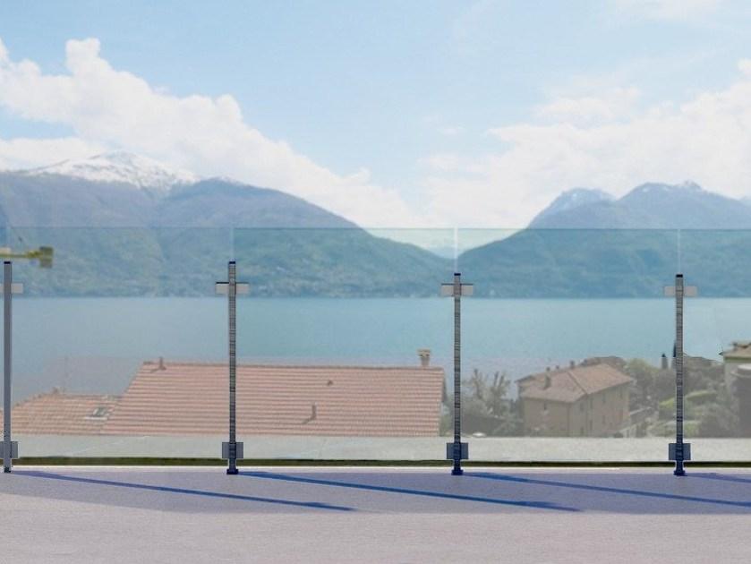 ALUSCALAE Вертикальная балюстрада из алюминия со стеклянным заполнением sun-id-1418657 - Вид №5