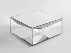 JCP UNIVERSE Низкий квадратный стеклянный журнальный столик