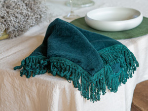 Салфетка с длинной бахромой