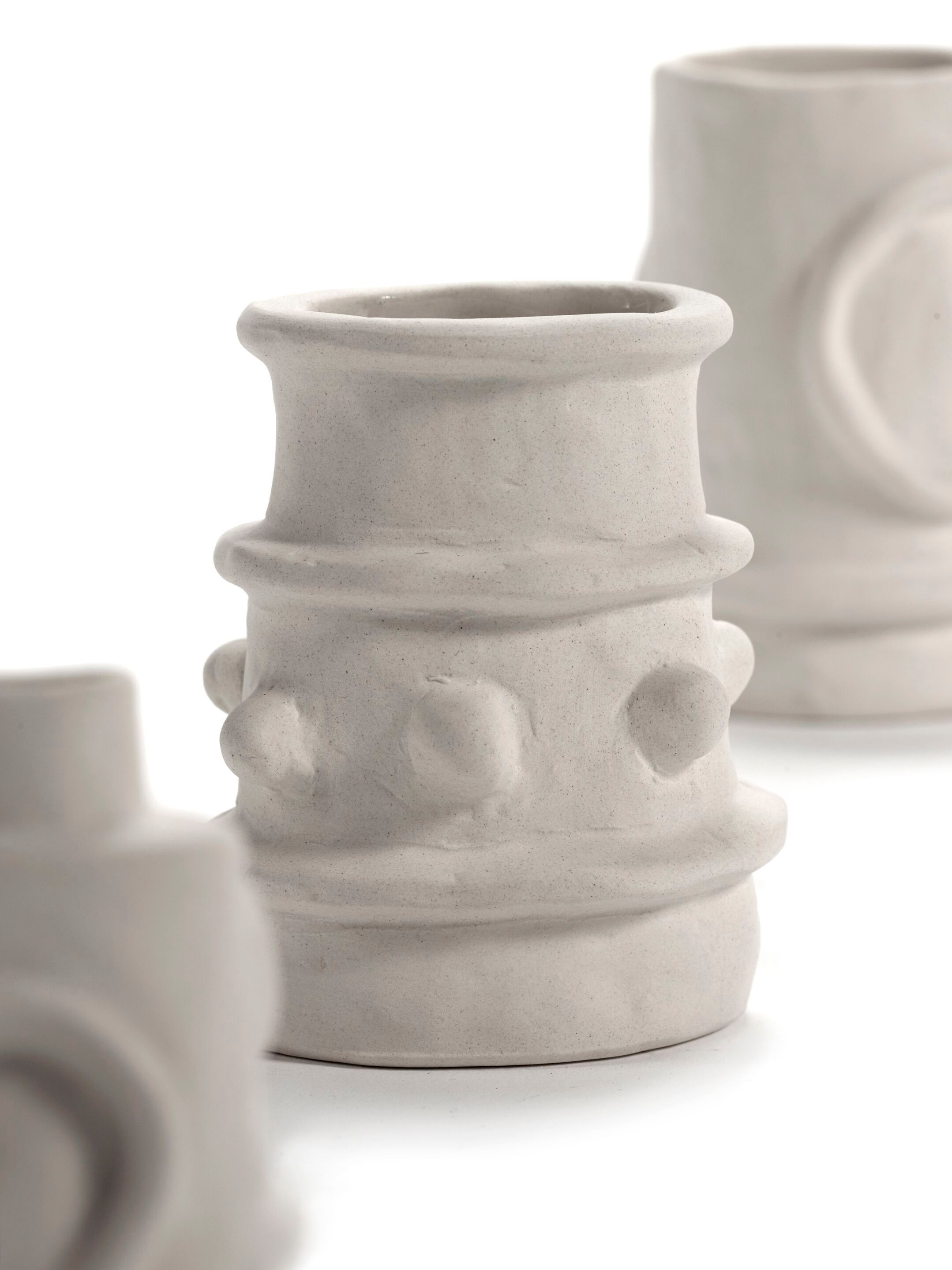 Набор из 6 круглых каменных ваз Serax Marie interior accessories ARCH-00000650 - Вид №3