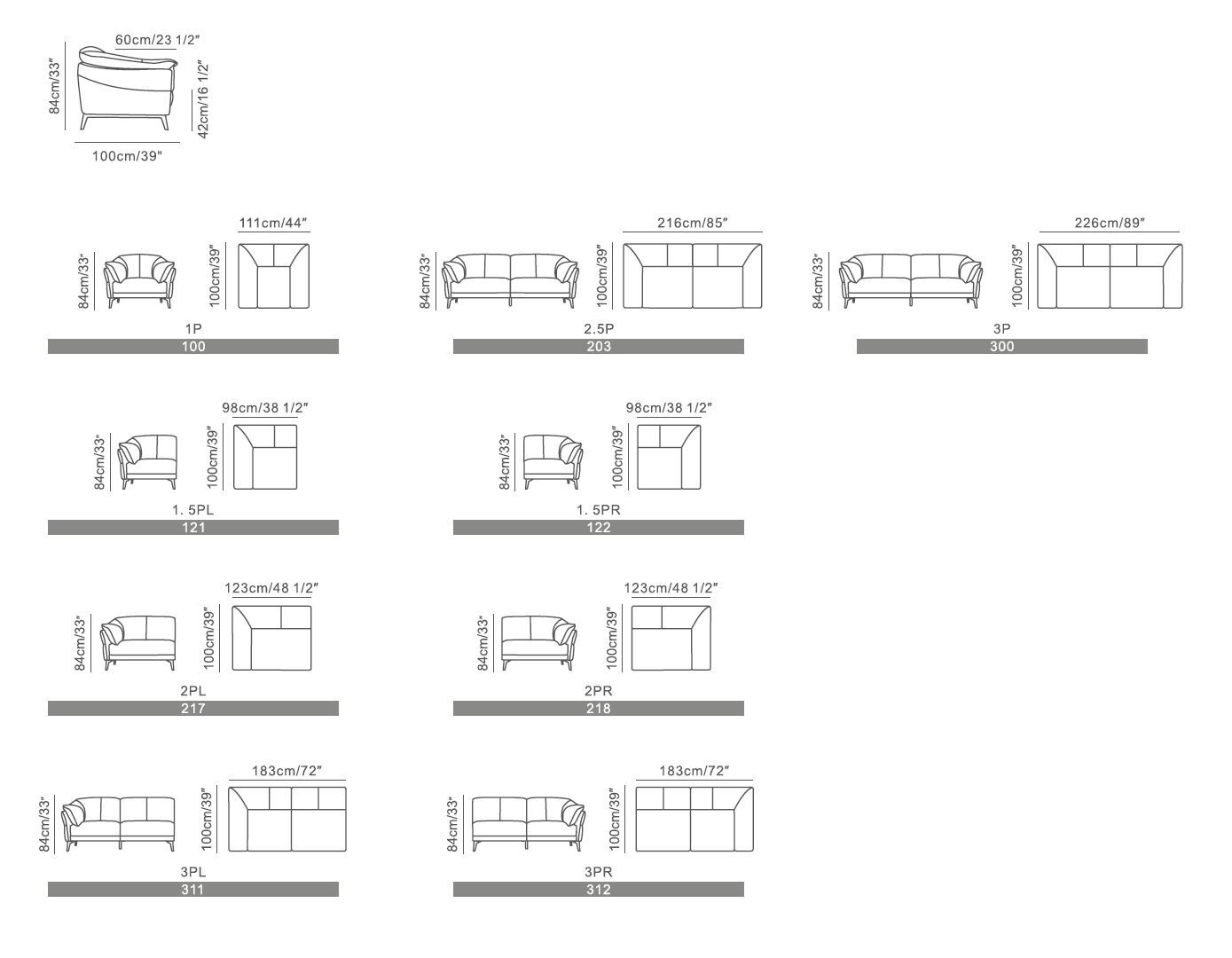 2-местный кожаный диван CAMPO DE' FIORI TUSCANY ARCH-00063650 - Вид №8