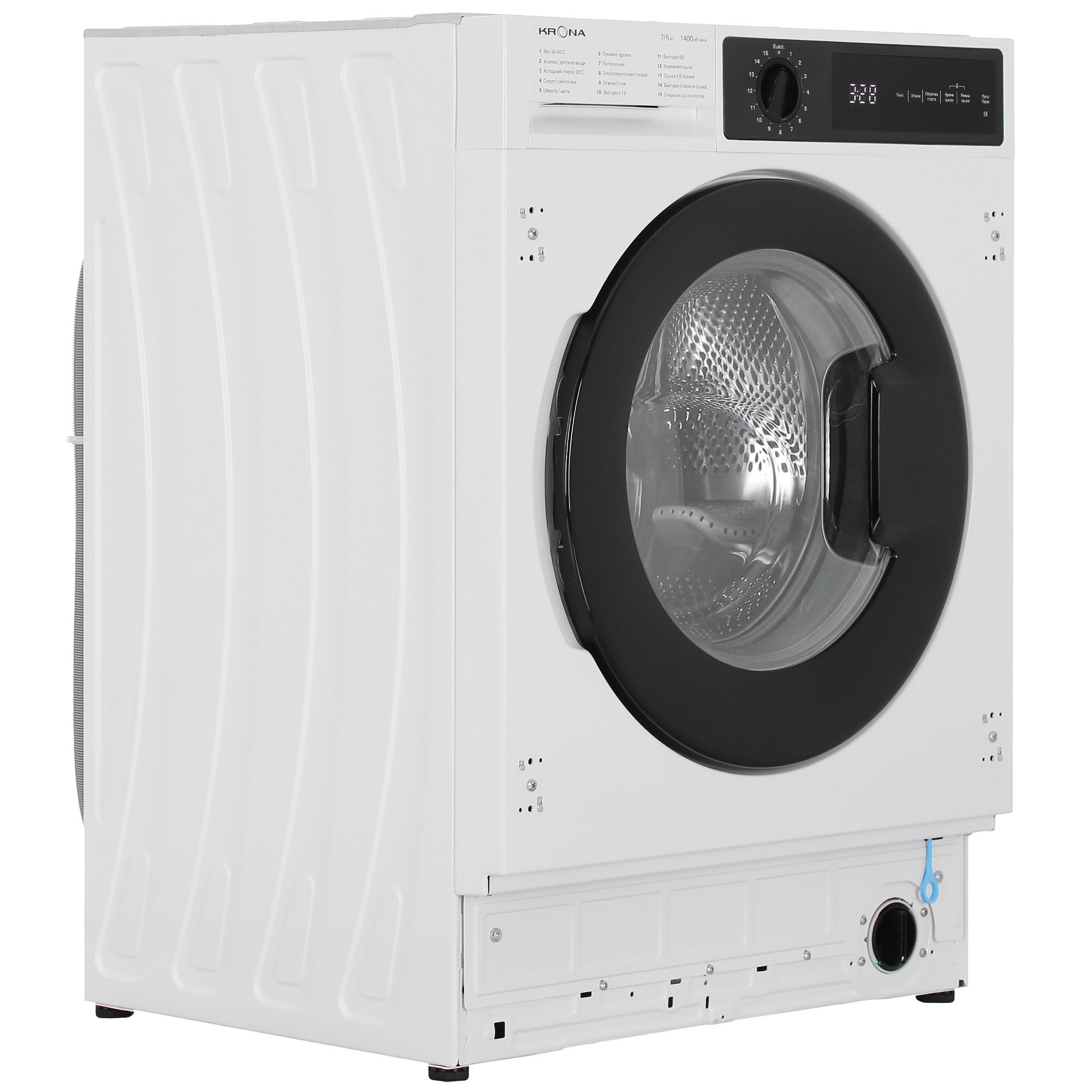 9983646 Встраиваемая стирально-сушильная машина KRONA DARRE 1400 7/5K KRONA1 STDN-0033583 - Вид №1