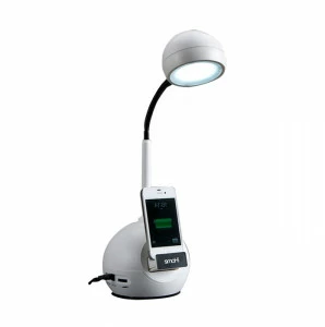 Настольная лампа с диммером 49х14 см белая Movi 58-6423 SCHULLER  00-3883006 Белый