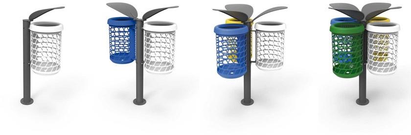 Metalco Мусорный ящик для раздельного сбора мусора sun-id-1492297 - Вид №1
