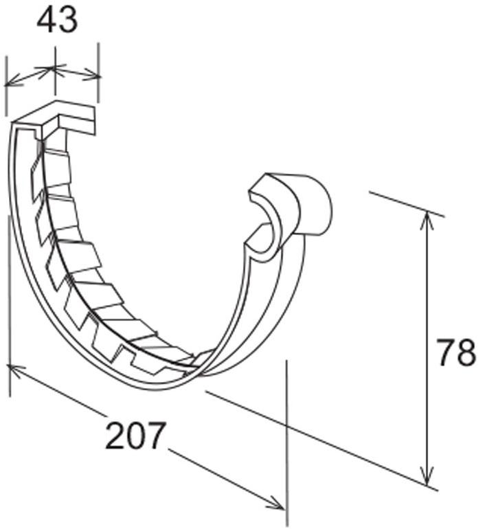First Corporation Внешний уголок для желоба из ПВХ First plast Ain125n - Вид №1