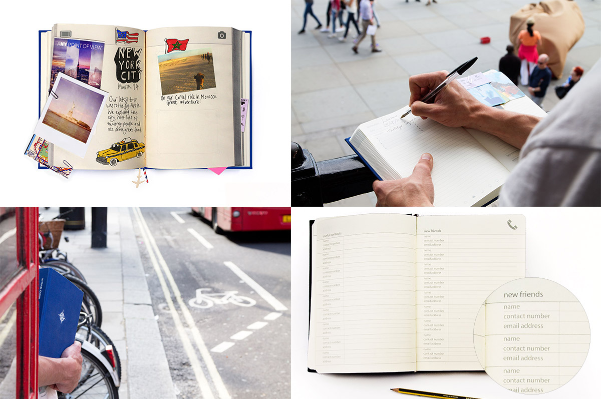 SK MYTRAVEL2 Журнал путешественника my travel черный Suck UK  - Вид №3