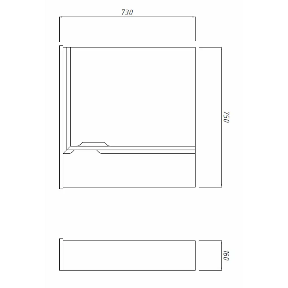 Зеркальный шкаф Santreyd «Рондон» для ванной 75 см 18854952 STLM-0013248 - Вид №6