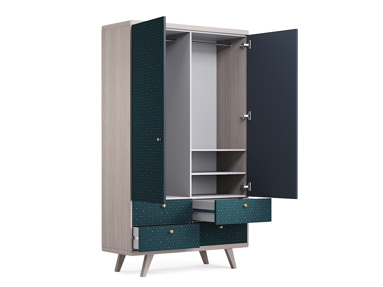 IDC004004042 The IDEA Шкаф №2 Thimon с ящиками  - Вид №2