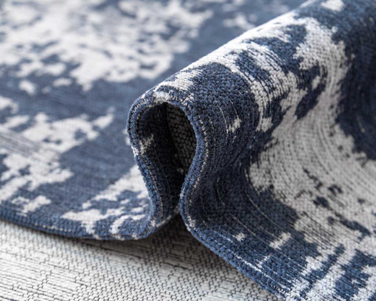 Ковер ELZA BAILY 200x290 ARBEN DECOR MAGIC ДИЗАЙНЕРСКИЕ, ELZA 321804 Синий;серый;молочный  - Вид №3
