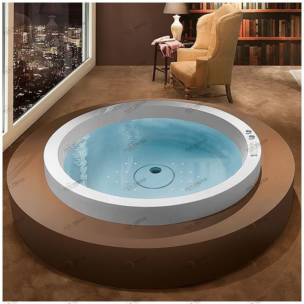 Ванна GRUPPO TREESSE Eos 160 STA-V846C белая с аэромассажем круглая отдельностоящая STAV846C