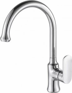 Смеситель для кухни с высоким поворотным изливом OPAL F7125183CP-RUS bravat