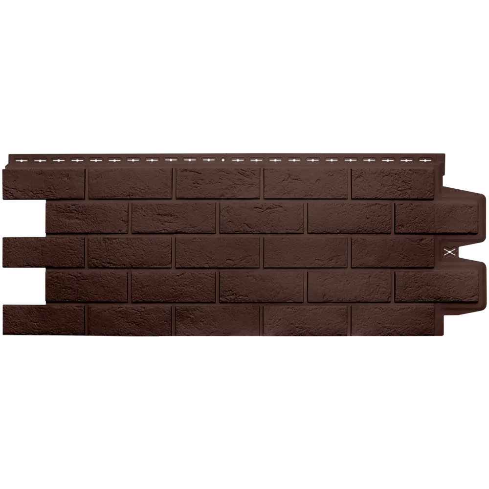 Фасадная панель Grand Line 418x1109 мм кирпич коричневый 0.39 м² STLM-2005984