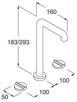 Boffi Смеситель для мойки из хромированной латуни sun-id-1458823 - Вид №1