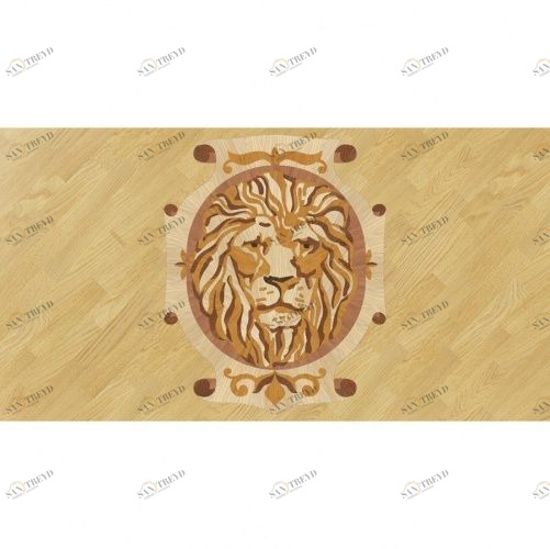 Художественный паркет Da Vinci Розетка 26-199 Дуб Селект (Гладкая) х1000диаметр мм 260090199