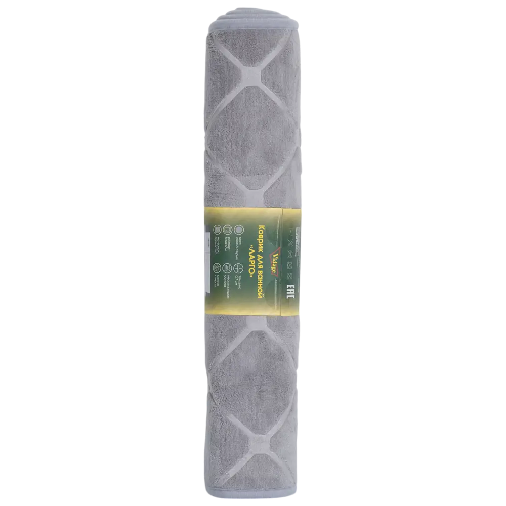 Коврик для ванной VIDAGE Ларго — уют и комфорт в серых тонах 89373801 STLM-1565153 - Вид №3