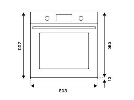 Вентилируемая электрическая печь класса A++ Bertazzoni ARCH-00047752 - Вид №1