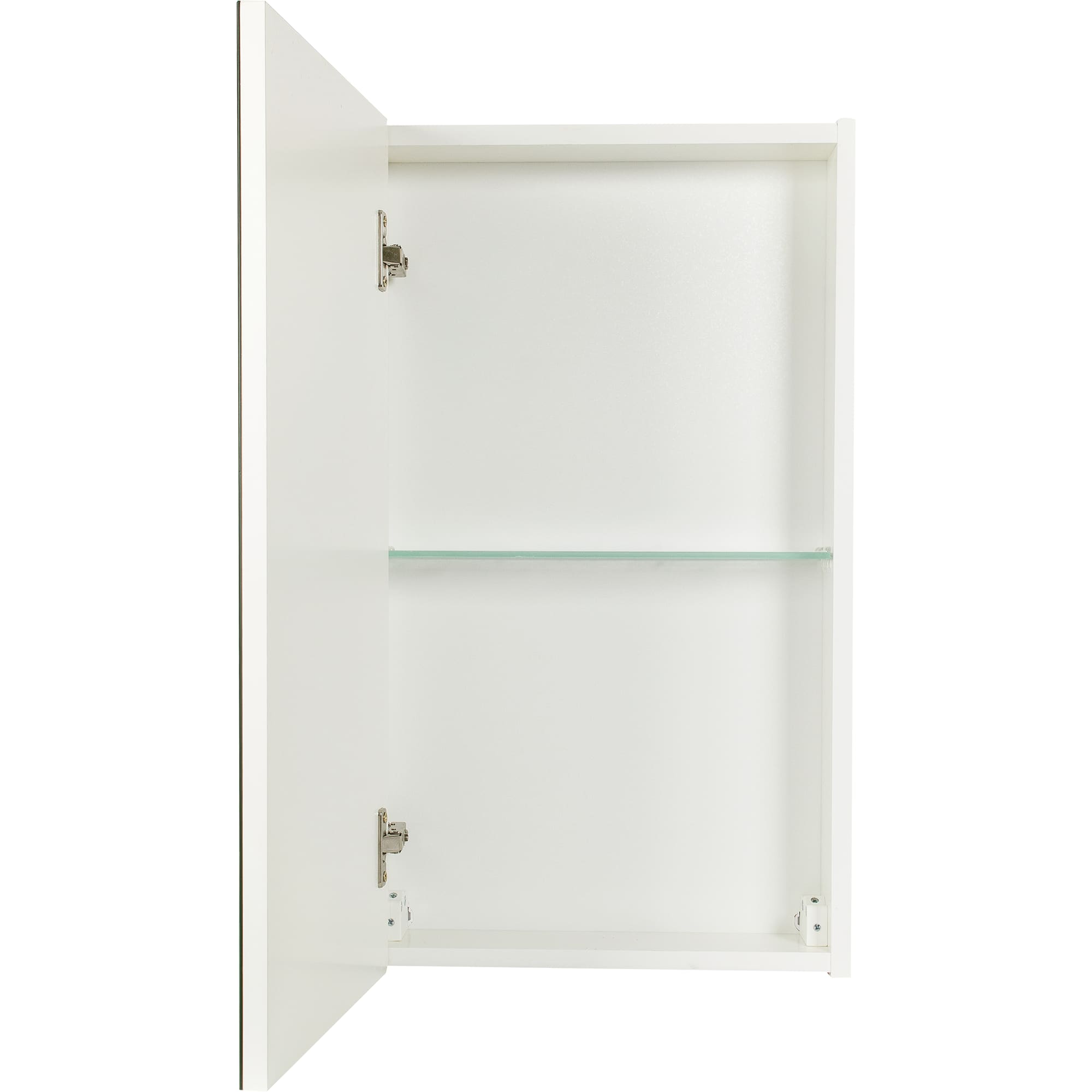 82200413 Шкаф зеркальный «-50» 50х75 см цвет белый Руан Santreyd  - Вид №1