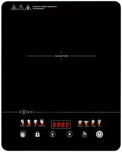 9979555 Плита компактная электрическая ZUGEL ZIHF60B черный
