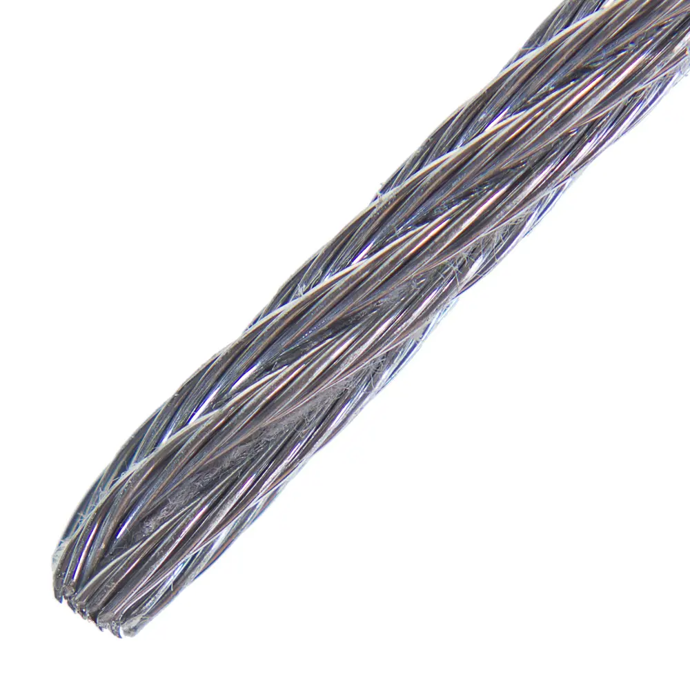Трос стальной DIN 3055 4 мм 25 м, цвет цинк 15956128 STLM-2161536 Santreyd 