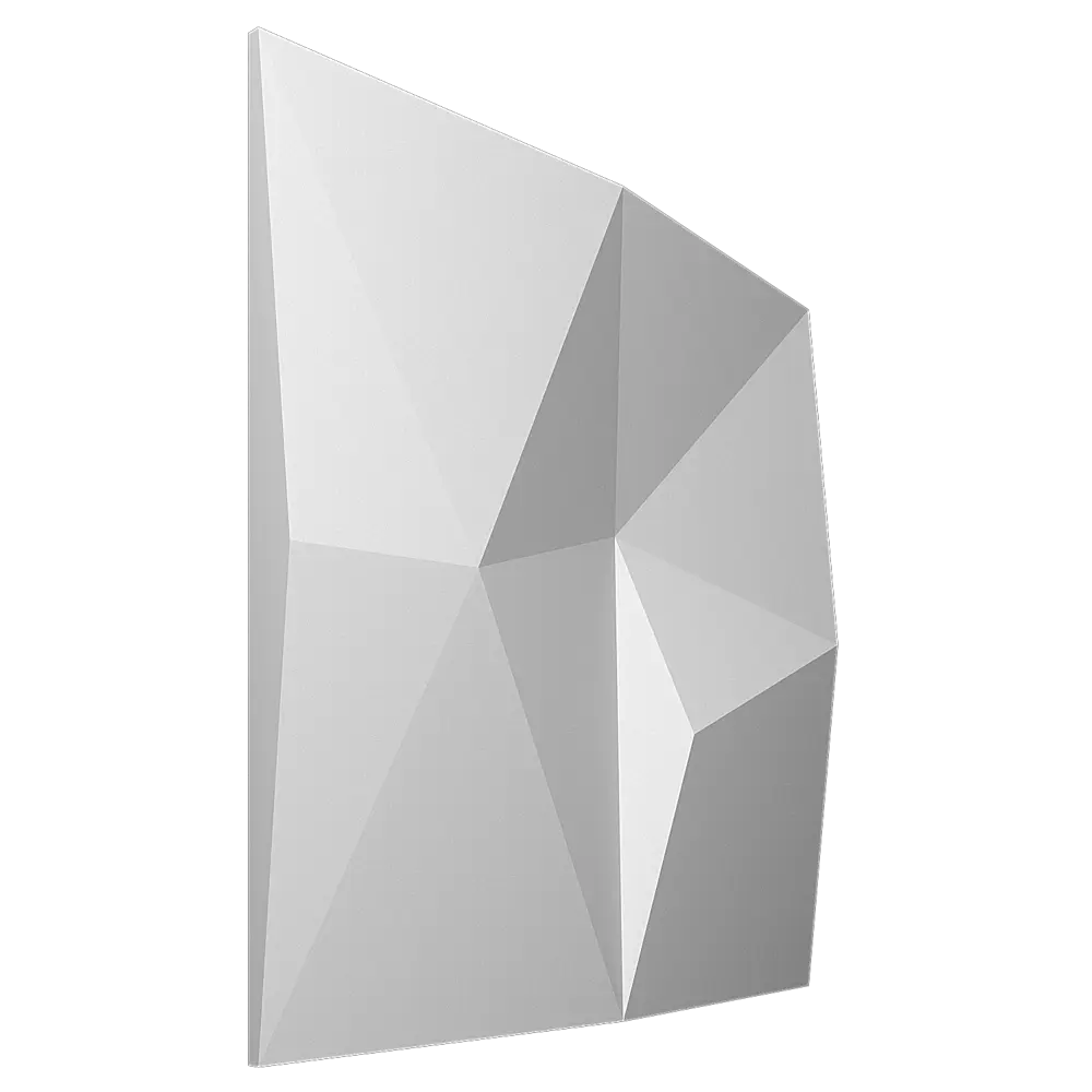 Панель 3D пластиковая Bello Deco СП 16 500x500 мм 0.25 м² белый STLM-2051291 - Вид №1