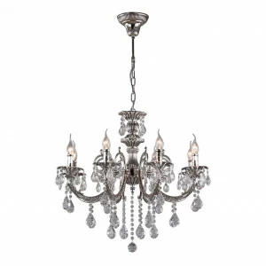 Подвесная люстра Omnilux Cupazzo OML-75503-08 OMNILUX ДИЗАЙНЕРСКИЕ, CUPAZZO 279720 Серебро