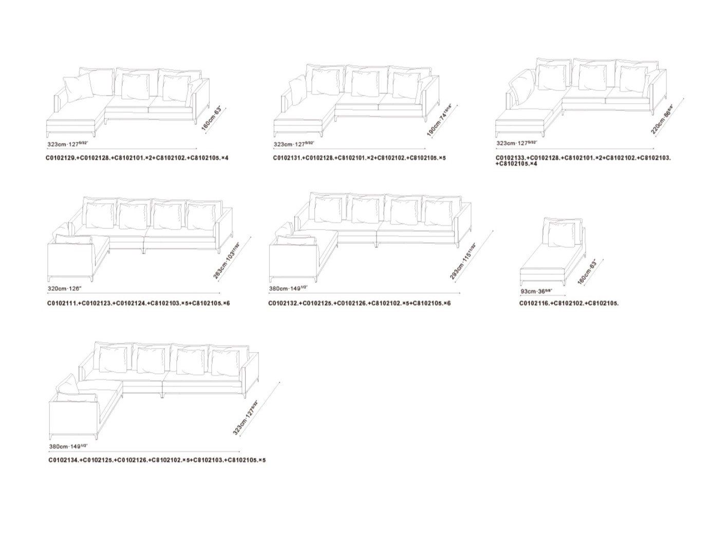 2-местный тканевый диван CAMERICH Crescent ARCH-00082112 - Вид №4