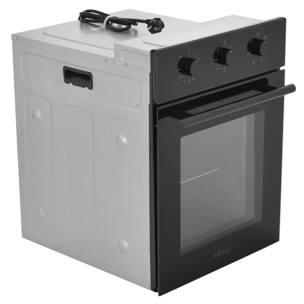 Встраиваемый духовой шкаф Zugel ZOE604В 45x59.5x60 см конвекция цвет черный STLM-2178166 - Вид №4