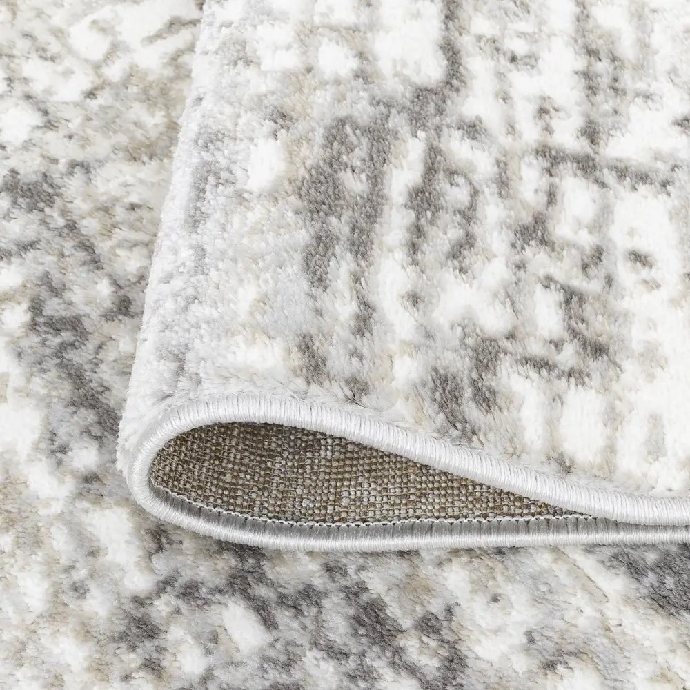 Ковер БЕЛКА Визион: современный бежевый с рельефным узором 150x300 см 89424627 STLM-1571886 - Вид №4