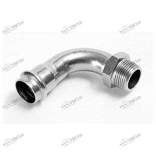 Угол H-пресс 15 х 1/2" нержавеющая сталь IBP PS4001G0150400