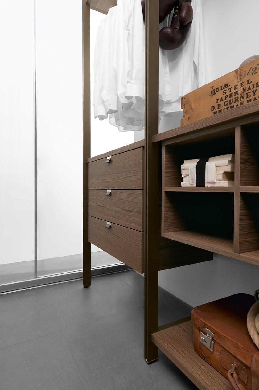 ALBED Модульная гардеробная из дерева и стекла Solo sun-id-1363816 - Вид №2