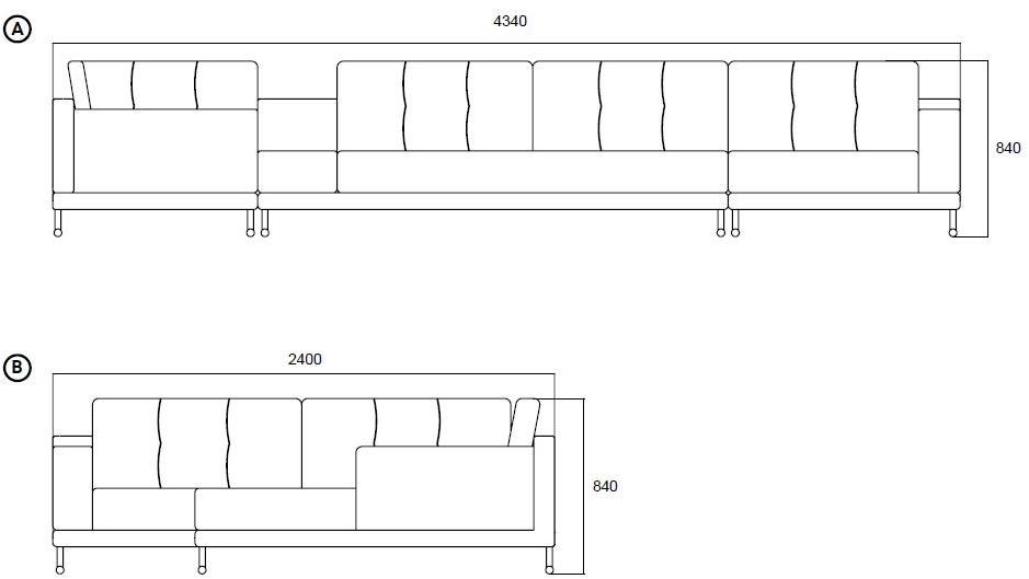 Enza Home Модульный угловой диван из ткани Arte sun-id-1434868 - Вид №6