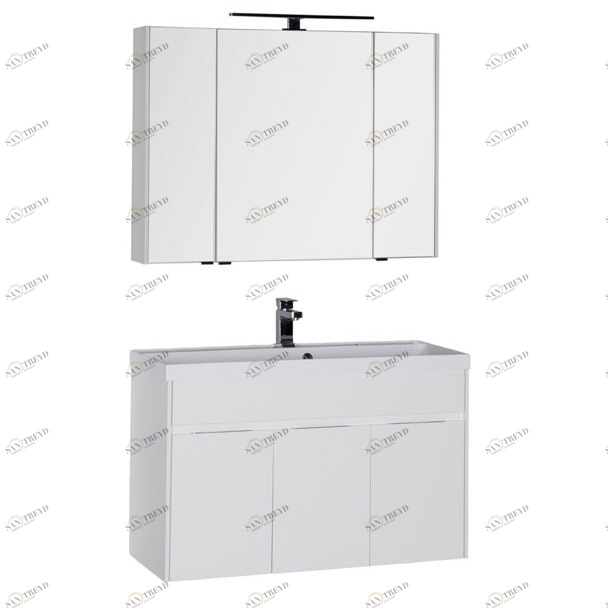 Комплект мебели Aquanet Латина 100 белый 00179841