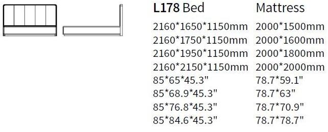 HC28 Cosmo Двуспальная кровать с высоким изголовьем  L178  - Вид №2