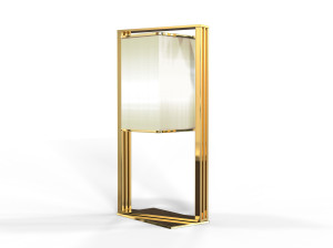 Стеклянная светодиодная настольная лампа