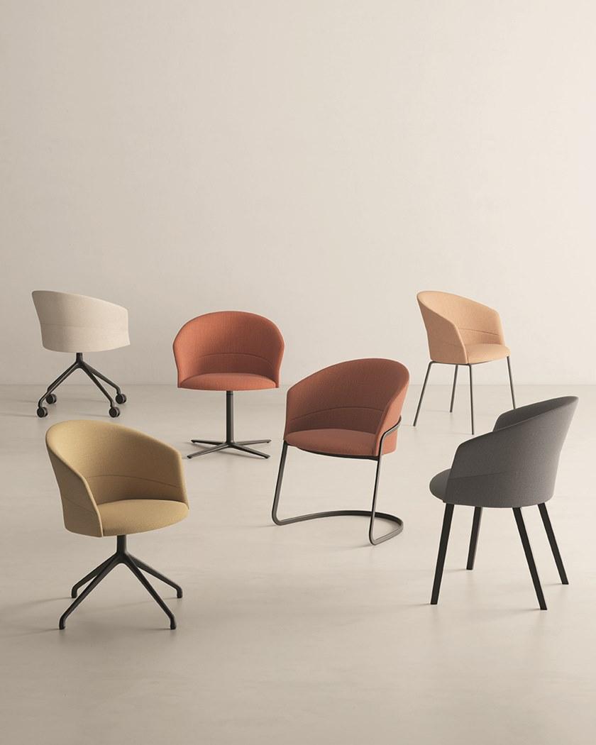 Viccarbe Мягкое кресло на 5 спиц с колесами Copa sun-id-1508198 - Вид №1