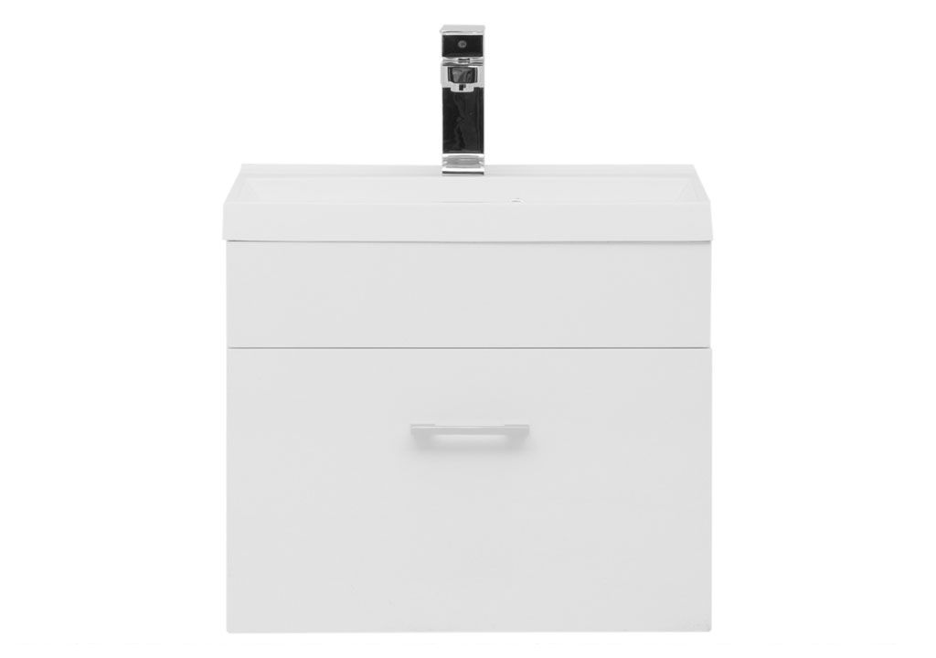 Тумба с раковиной Aquanet Нота NEW 50 белый 0015913800204095 - Вид №2