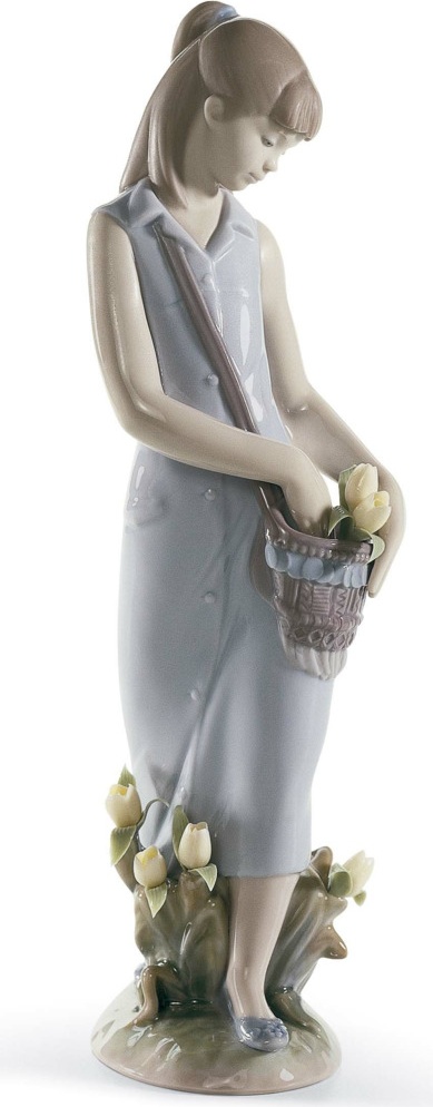 10669148 LLADRO Фигурка Lladro "Сад тюльпанов" 23x7см Фарфор Lladró 